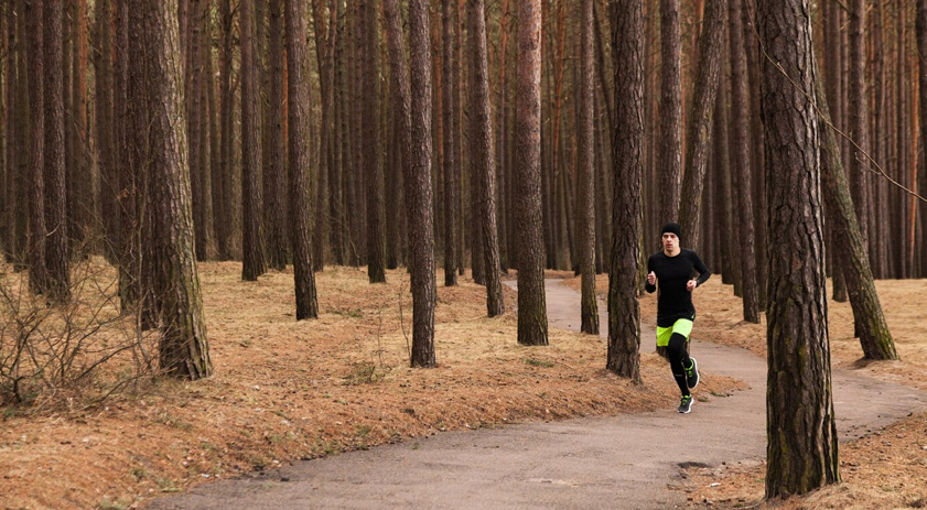 Running en parques y bosques